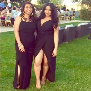 Black maxi formal dress